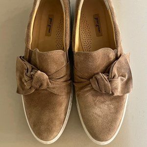 Paul Green Tan Suede Loafer Flats